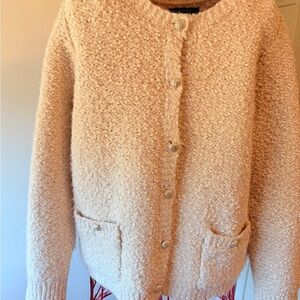 Tahari Cream Knit Sweater